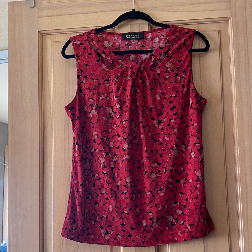 Evan Picone Black Label Sleeveless Blouse